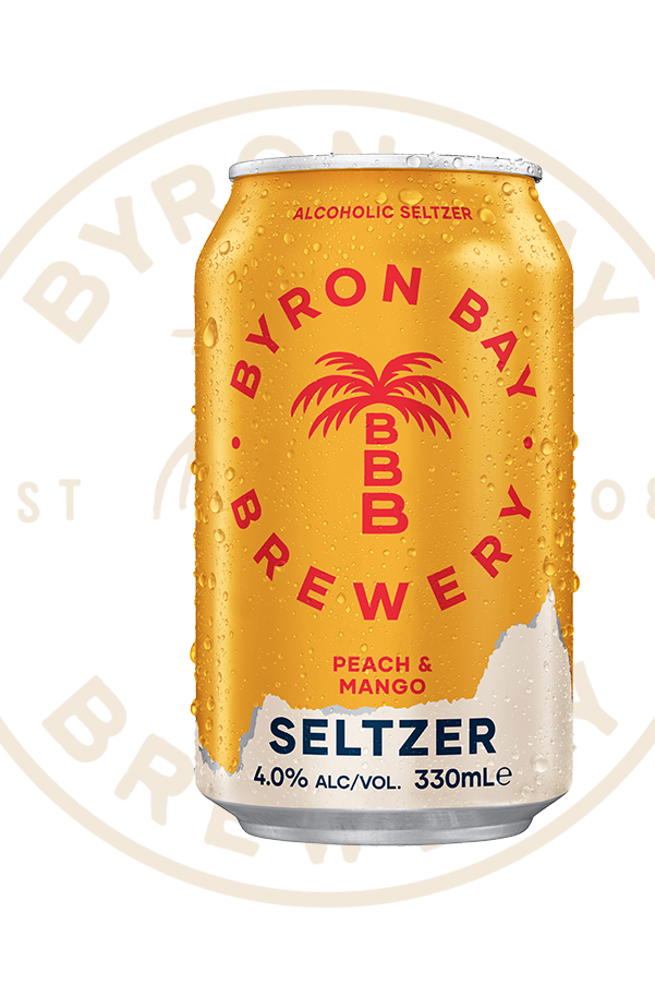 PEACH & MANGO SELTZER Byron Bay Brewery
